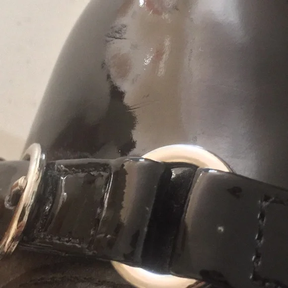 Solesenseability Black Patent Cap Ballet Flats 6 - Picture 8 of 16